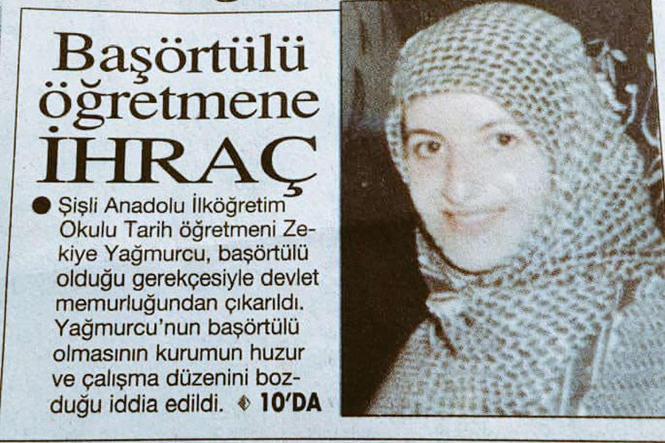 28 Şubat mağdurlarından Zekiye Yağmurcu vefat etti 28 Şubat mağdurlarından Zekiye Yağmurcu vefat etti